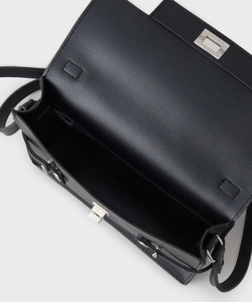 THE SHOP TK （ザ ショップ ティーケー ）の「2WAYミニショルダーバッグ【軽量】（ショルダーバッグ・メンズ・チャコールグレー/ブラック・00）」の9枚目の写真