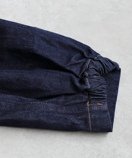 antiqua（アンティカ）の「ボタンレスデニムジャケット（デニムジャケット・レディース・インディゴブルー・ONESIZE）」の19枚目の写真