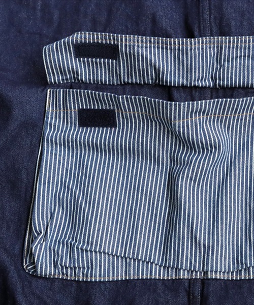 antiqua（アンティカ）の「ボタンレスデニムジャケット（デニムジャケット・レディース・インディゴブルー・ONESIZE）」の22枚目の写真