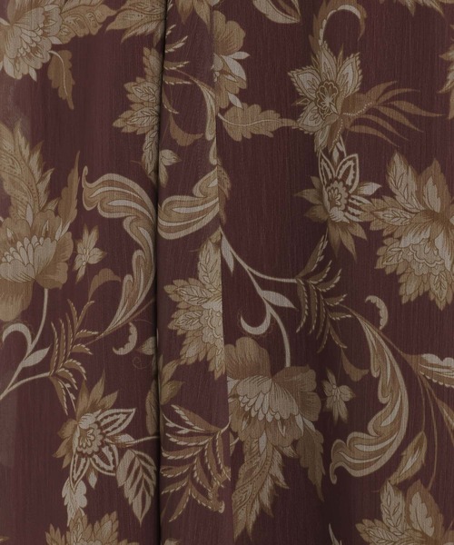 Andemiu(アンデミュウ)の「エスニックフラワーノースリーブワンピース579682(ワンピース・レディース・ブラウン/オレンジ・FREE)」の10枚目の写真