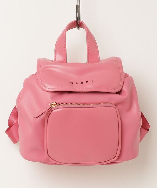MARNI(マルニ)の「キッズ バックパック MARNI KID(バックパック/リュック・キッズ・ピンク/ブラック・UNI)」の7枚目の写真