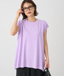 CRAFT STANDARD BOUTIQUE（クラフトスタンダードブティック）の「レイヤード風ピグメントカットチュニック（チュニック・パープル系）」