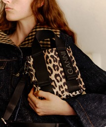 GANNI(Kj[)GANNI ʒ Recycled tech Mini Tote(V_[obO)