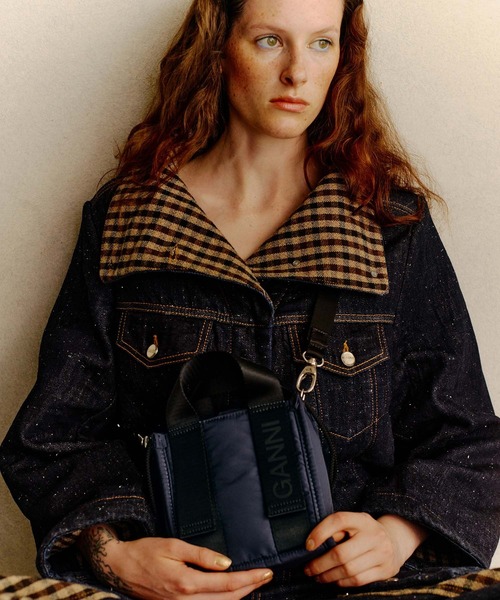 GANNI 別注 Recycled tech Mini Tote（ショルダーバッグ