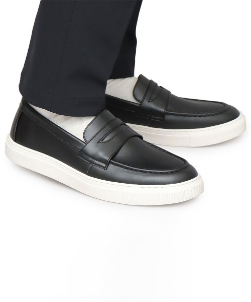 BACKYARD FAMILY（バックヤードファミリー）の「glabella COIN LOAFER SNEAKERS（ローファー・メンズ・ブラック系2/ブラック系1・25cm/26cm/27cm）」の3枚目の写真