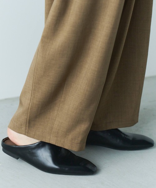 Libra Cue（リブラ キュー）の「ソフトクッションバブーシュ（スリッポン・レディース・ブラック/ブラウン・LARGE/MEDIUM）」の4枚目の写真