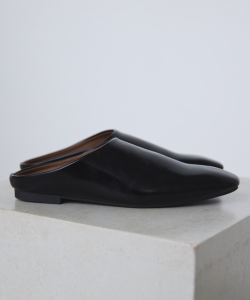 Libra Cue（リブラ キュー）の「ソフトクッションバブーシュ（スリッポン・レディース・ブラック/ブラウン・LARGE/MEDIUM）」の7枚目の写真