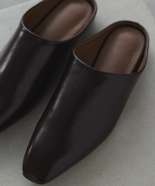 Libra Cue（リブラ キュー）の「ソフトクッションバブーシュ（スリッポン・レディース・ブラック/ブラウン・LARGE/MEDIUM）」の8枚目の写真