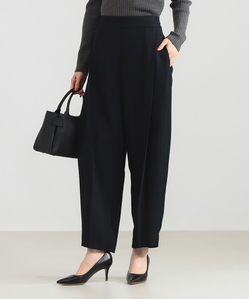 Demi-Luxe BEAMS（デミルクス ビームス）の「【1/9再値下げ】ポリエステル ウール カーヴィーパンツ（その他パンツ・レディース・ブラック/ブルー・38/36）」の4枚目の写真