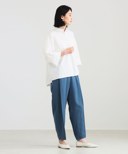 Demi-Luxe BEAMS（デミルクス ビームス）の「【1/9再値下げ】ポリエステル ウール カーヴィーパンツ（その他パンツ・レディース・ブラック/ブルー・38/36）」の21枚目の写真