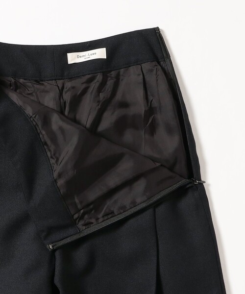Demi-Luxe BEAMS（デミルクス ビームス）の「【1/9再値下げ】ポリエステル ウール カーヴィーパンツ（その他パンツ・レディース・ブラック/ブルー・38/36）」の8枚目の写真