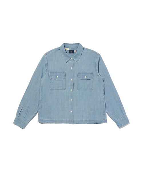 Levi's(リーバイス)の「Levi's/リーバイス BLUETAB(TM) コーラルシャツ(シャツ/ブラウス・レディース・インディゴブルー・XS/S/M)」の3枚目の写真