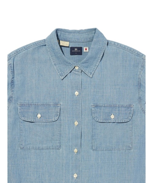Levi's(リーバイス)の「Levi's/リーバイス BLUETAB(TM) コーラルシャツ(シャツ/ブラウス・レディース・インディゴブルー・XS/S/M)」の5枚目の写真