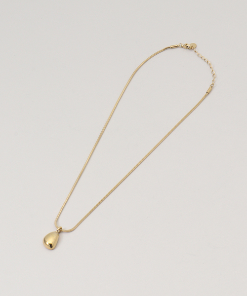 B.C STOCK(ベーセーストック)の「ドロップモチーフネックレス(ネックレス・レディース・ゴールド・FREE)」の2枚目の写真