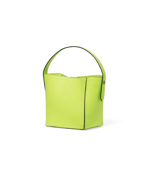 【美品】エポイ ノット ショルダーバッグ キューブ 2way レザー ブルー 美品】エポイ ノット ショルダーバッグ キューブ 2way レザー