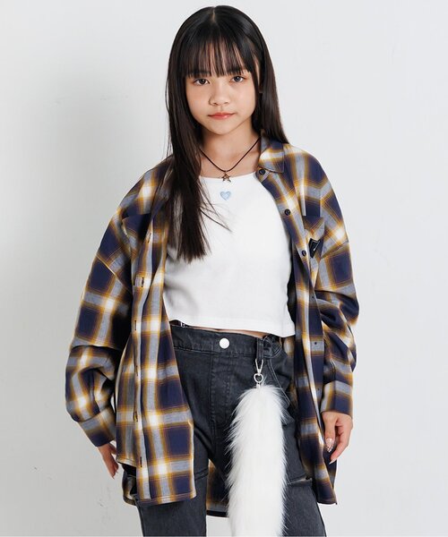 こちらは確認用です(^O^) BIGチェックシャツ（シャツ/ブラウス）｜algy（アルジー）の