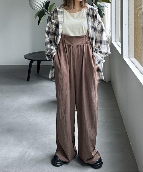 PILIT（ピリット）の「フードチェックシャツ（シャツ/ブラウス・レディース・アイボリー/ブルー/レッド・MEDIUM）」の21枚目の写真