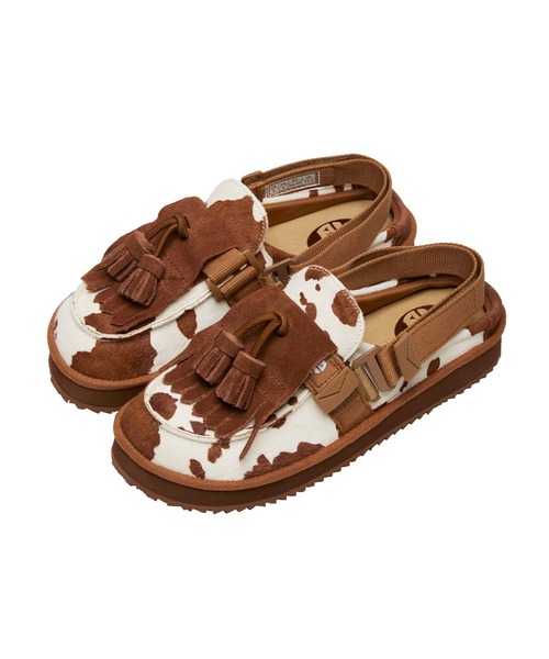 SHAKA(シャカ)の「SHAKA MOC MULE TASSEL COWHAIR モック ミュール タッセル カウヘア(サンダル・レディース・ブラウン系/ブラウン系その他/ブラック/ブラウン系その他3/ブラック系その他/ブラウン系その他2・25/24/23)」の8枚目の写真