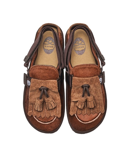 SHAKA(シャカ)の「SHAKA MOC MULE TASSEL COWHAIR モック ミュール タッセル カウヘア(サンダル・レディース・ブラウン系/ブラウン系その他/ブラック/ブラウン系その他3/ブラック系その他/ブラウン系その他2・25/24/23)」の16枚目の写真