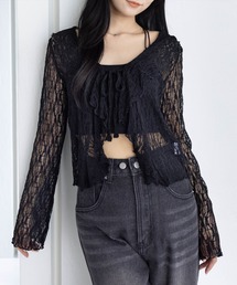 セルフポートレイト フリル レース シースルー ワンショルダー 変形 シャツ 黒 Amazon.co.jp: [Foreted] シャツ レディース 夏 オフショルダー