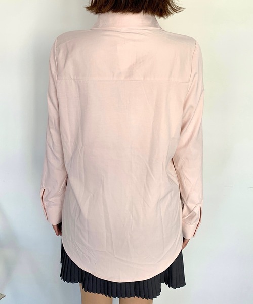 Teem Store(チームストア)の「コーギー刺繍ワンポイントシャツ(シャツ/ブラウス・レディース・サックスブルー/ピンク・S/M)」の22枚目の写真