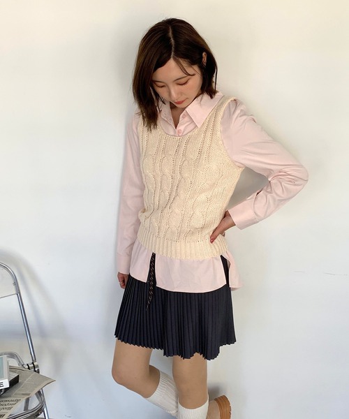 Teem Store(チームストア)の「コーギー刺繍ワンポイントシャツ(シャツ/ブラウス・レディース・サックスブルー/ピンク・S/M)」の19枚目の写真