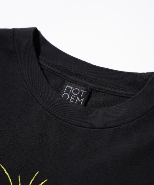 C.E.L.STORE（セルストア）の「NOT OEM / ノットオーイーエム FLOWER TEE ピカソ ブーケ フラワー 発砲プリント Tシャツ（Tシャツ/カットソー・メンズ・ブラック/ホワイト/パープル・SMALL/MEDIUM/LARGE/X-LARGE）」の18枚目の写真