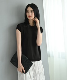 STYLE DELI | 【BLK001】待望の羽織り用インナーサマーニット(ニット/セーター)