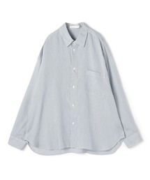 GALERIE VIE(ギャルリー ヴィー)のシルクレーヨンブロード メンズライクシャツ(シャツ/ブラウス)