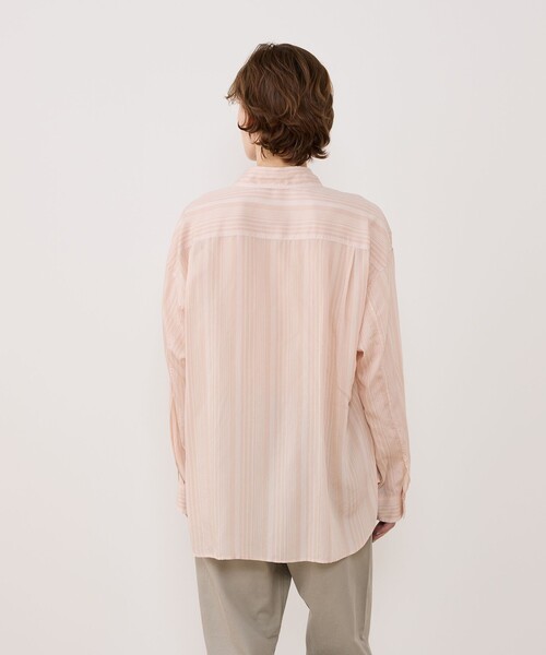 GALERIE VIE(ギャルリー ヴィー)の「セルロースシルクブロード メンズライクシャツ(シャツ/ブラウス・レディース・ピンク系その他/ホワイト系その他/ブルー系その他・FREE)」の7枚目の写真