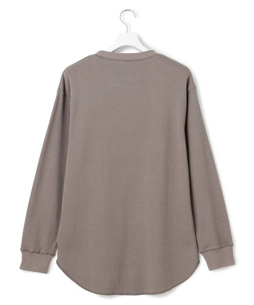 J.PRESS YORK STREET(ジェイプレスヨークストリート)の「【UNISEX】ハニカムワッフル Tシャツ(Tシャツ/カットソー・メンズ・ブラック系/ライトグレー系/ホワイト系・SMALL/LARGE/MEDIUM)」の6枚目の写真