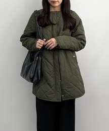 UNDOVE（アンドゥーブ）の「UNDOVE　中綿キルト２ＷＡＹロングコート　【キルトコート/キルティング/中綿/冬コート/防寒/蓄熱綿中わた/はっ水/UV/防汚/アウトドア―/フード取外し可能】（ダウンジャケット/コート）」