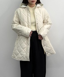 UNDOVE（アンドゥーブ）の「UNDOVE　中綿キルト２ＷＡＹロングコート　【キルトコート/キルティング/中綿/冬コート/防寒/蓄熱綿中わた/はっ水/UV/防汚/アウトドア―/フード取外し可能】（ダウンジャケット/コート）」