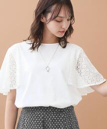 Reflect | 幾何レーススリーブプルオーバージャージ(Tシャツ/カットソー)