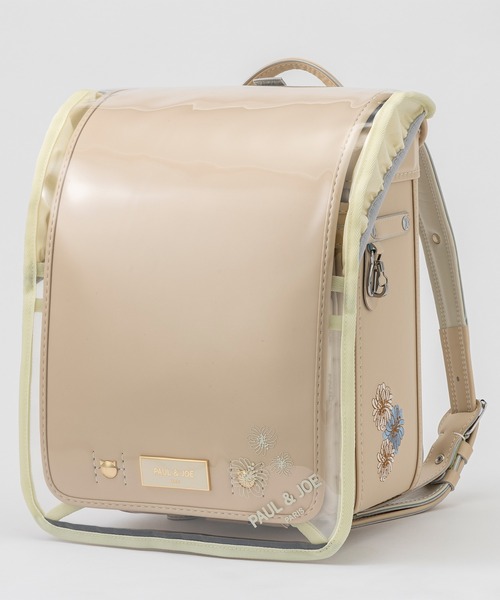 PAUL&JOE（ポールアンドジョー）の「PAUL & JOE(ポール & ジョー)クリザンテームワンポイントクリアランドセルカバー（ランドセル・メンズ・ピンク/ホワイト/パープル/ミント・ONE SIZE）」の2枚目の写真