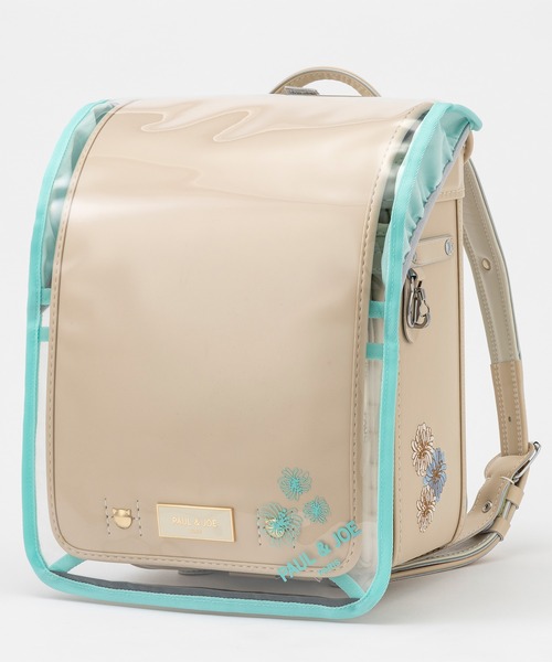 PAUL&JOE（ポールアンドジョー）の「PAUL & JOE(ポール & ジョー)クリザンテームワンポイントクリアランドセルカバー（ランドセル・メンズ・ピンク/ホワイト/パープル/ミント・ONE SIZE）」の3枚目の写真