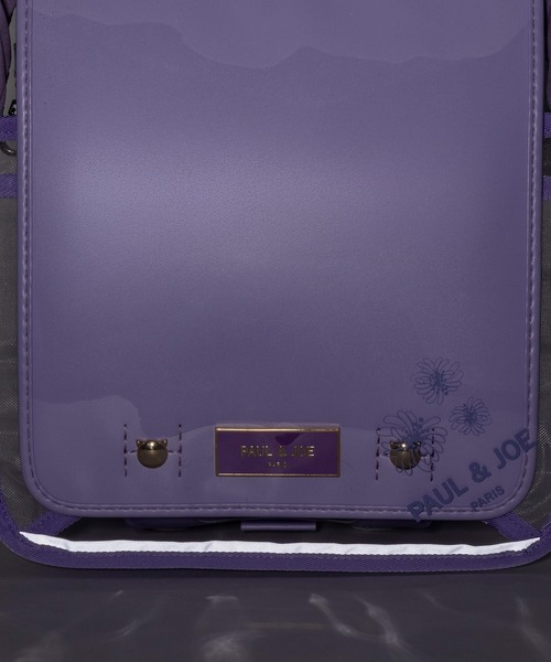 PAUL&JOE（ポールアンドジョー）の「PAUL & JOE(ポール & ジョー)クリザンテームワンポイントクリアランドセルカバー（ランドセル・メンズ・ピンク/ホワイト/パープル/ミント・ONE SIZE）」の9枚目の写真