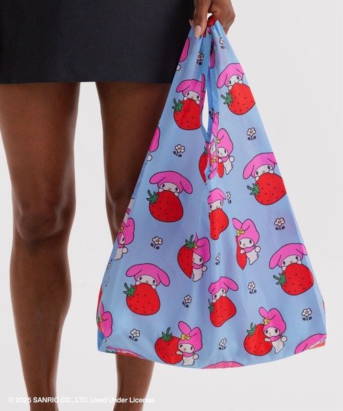 BAGGU(バグー)の「STANDARD BAGGU 599.My Melody Strawberry(エコバッグ/サブバッグ・レディース・パープル・FREE)」の1枚目の写真