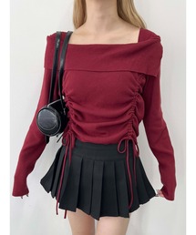 PHILLY（フィリー）の「ダブルドロストスクエアネックニット（ニット/セーター）」