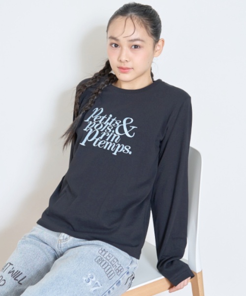 セール】【GOODPRICE】ロゴ刺しゅう長袖Tシャツ（Tシャツ/カットソー