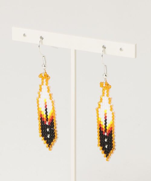 Indian Jewelry（インディアンジュエリー）の「INDIAN JEWELRY - PIERCE 100（ピアス（両耳用）・メンズ・オレンジ/ターコイズブルー/パープル/スカイブルー/ピンク系その他/マジェンタ・ONE SIZE）」の6枚目の写真