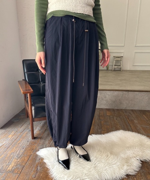 セール】グログランタックワイドパンツ/撥水（その他パンツ）｜FUULLY