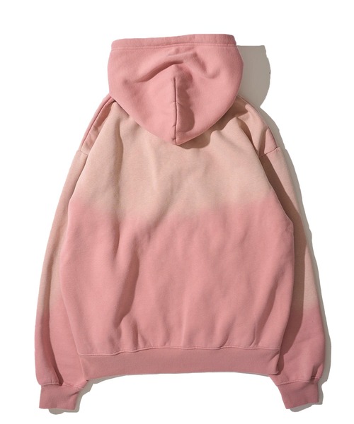 THRASHER（スラッシャー）の「【THRASHER / スラッシャー】裏起毛フェード加工 フロントロゴ刺繍 ジップアップパーカー（パーカー・メンズ・ブラック/ピンク/ブラウン・MEDIUM/LARGE/X-LARGE）」の9枚目の写真