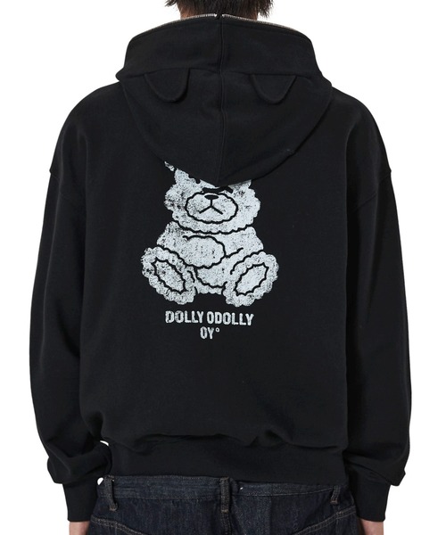 OY/オーワイ』FADED DOLLY MASK HOODIE ZIP UP/オードリーマスク