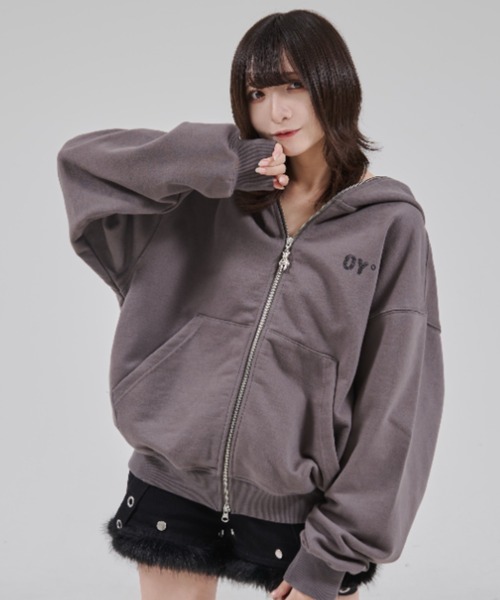 OY/オーワイ』FADED DOLLY MASK HOODIE ZIP UP/オードリーマスク