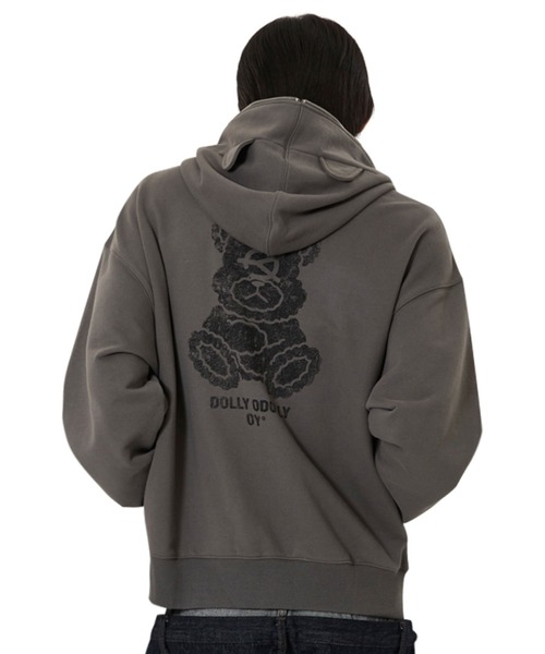 OY/オーワイ』FADED DOLLY MASK HOODIE ZIP UP/オードリーマスク