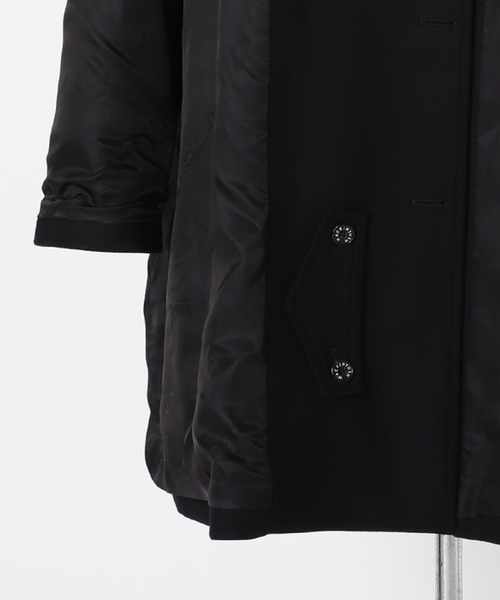 Mackintosh（マッキントッシュ）の「《追加》《別注》【MACKINTOSH】NEW HUMBIE DOUBLE MB EX：コート（ステンカラーコート・レディース・ネイビー/ブラック/ブラウン・4/6/8/10）」の17枚目の写真