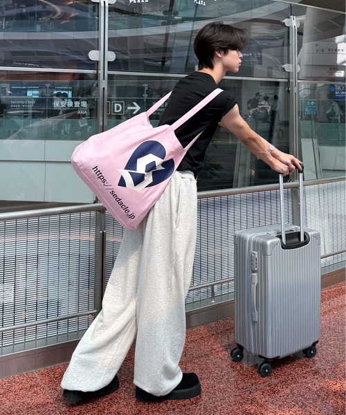sedacle(セダクル)の「配色ビッグトートバッグ(トートバッグ・レディース・レッド/ピンク/ネイビー・FREE)」の15枚目の写真