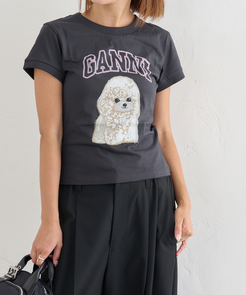 GANNI/ガニー Basic Cotton Jersey Peony Baby Fit