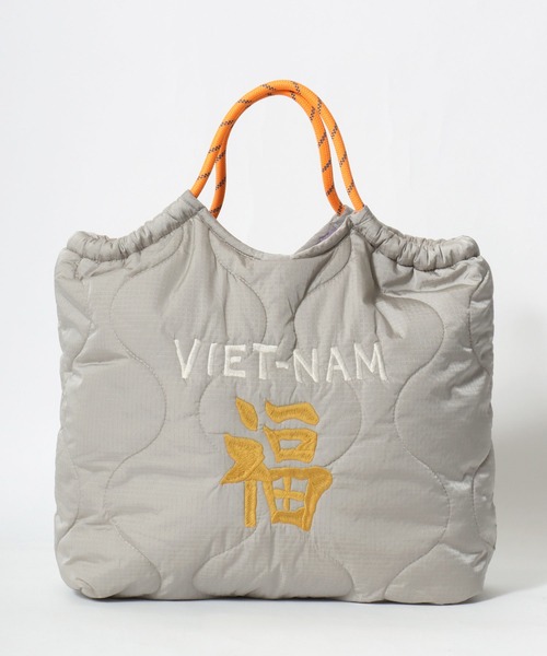 HOUSTON(ヒューストン)の「HOUSTON(ヒューストン)BOA NYLON MARKET BAG/リバーシブル ボア×ナイロンマーケットバッグ(トートバッグ・レディース・ネイビー/グレー/グリーン/マルーン/オリーブ・FREE)」の7枚目の写真